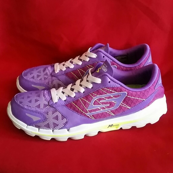 skechers go run 3 womens purple
